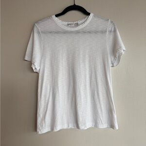 Peter Millar Womens T Shirt White Short Sleeve Crew Neck Cotton Size M